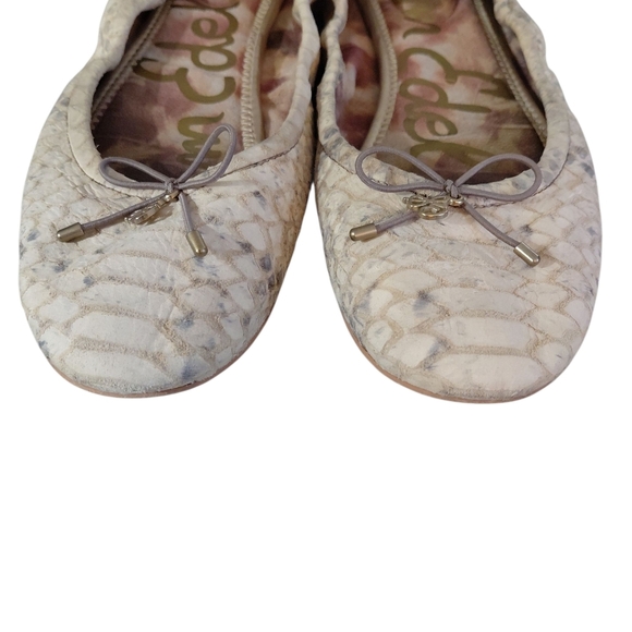 Sam Edelman Felicia Snake Print Ballet Flat Size 8.5 - Picture 3 of 12